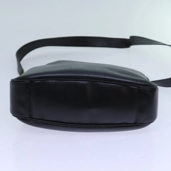 GUCCI Bamboo Hand Bag Leather 2way Black 001 2113 1638 Auth yk11916 - Picture 7 of 16